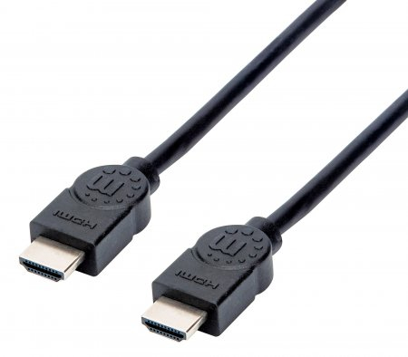 355308 Cable HDMI de Alta Velocidad - macho a macho, 4K, blindado, Longitud 1.5m, Color negro