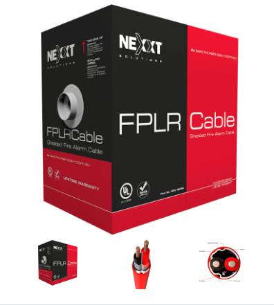 Cable alarma conta incendios FPLR F/UTP 1 PAR 16AWG PVC CMR 305 M 100  COBRE -