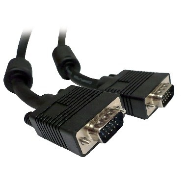 Cable Monitor SVGA BROBOTIX 531031 - 30 m, VGA, VGA, Negro