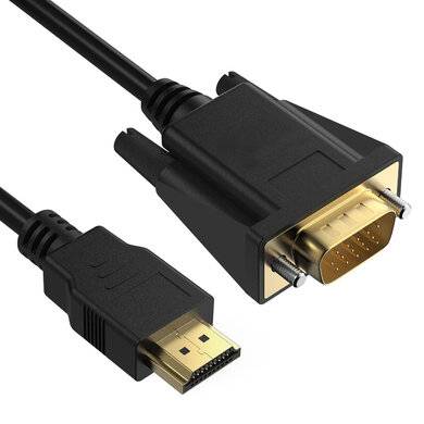 CABLE CONVERTIDOR HDMI A VGA V2.0 SOPORTA 2K4K 1.80M - BROBOTIX 406344