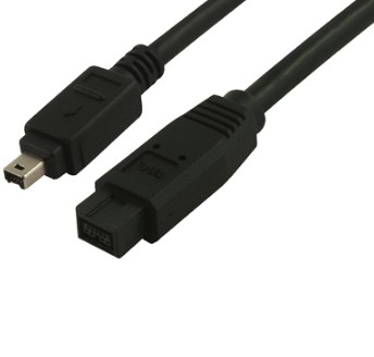 Cable Firewire BROBOTIX - 4.5 m, Negro