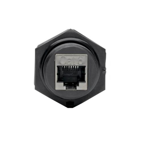 Acoplador TRIPP-LITE N206-BC01-IND - RJ-45, Hembra/hembra, Negro, Cat5 / Cat6