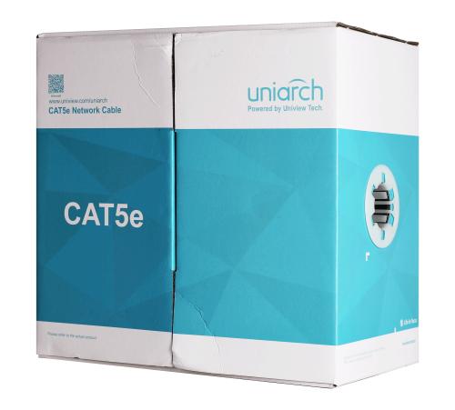 Cableado UTP UNIARCH CAB-LC2100A-IN - 305 m, CAT5e, Azul, Cableado por UTP, Interior
