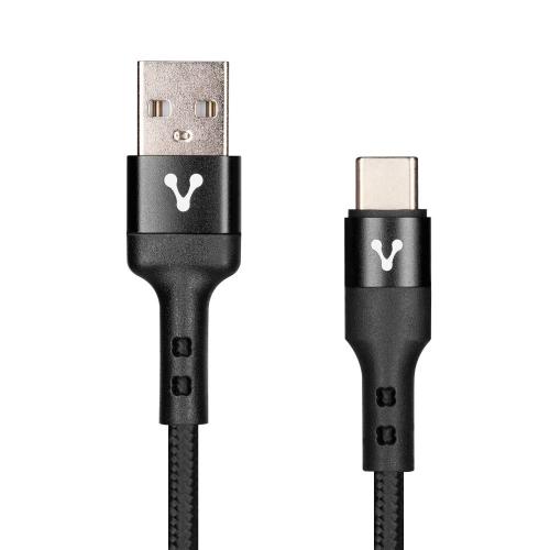 Cable USB Vorago CAB-128 Cable USB A  Tipo C - 3m, Carga rápida 3.0A