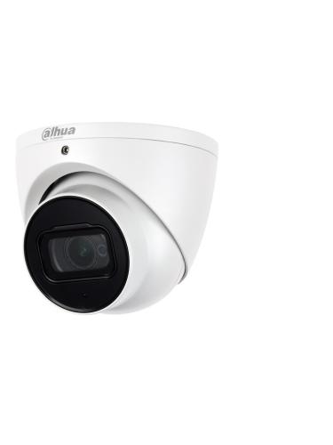 DAHUA HDW2802T-A - Cámara Domo EyeBall 4K Starlight de 8 MP - lente de 2.8 mm, IR de 50 m, WDR real 120 dB, IP67.