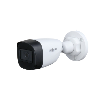 DAHUA HAC-HFW1200CN-A - Cámara Bullet 1080p/ Micrófono Integrado/ Lente de 2.8mm/ 30 Mts de Ir/ IP67/ Policarbonato/ CVI/CVBS/AHD/TVI/ BLC/HLC/DWDR -