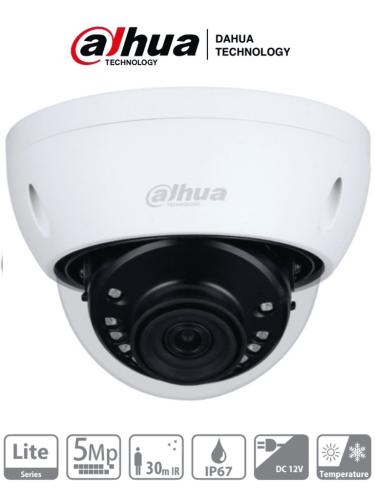 DAHUA HAC-HDBW1500E-28 - Cámara Domo de 5 Megapixeles Antivandalica/ Lente de 2.8mm/ 111 Grados de Apertura/ IR de 30 Mts/ IP67/ IK10/ -