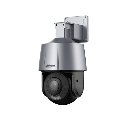 DAHUA SD3A400-GN-A-PV - Camara IP PT de 4 Mp Full C/ Disuasión Activa/ Lente Fijo/ IR de 30 Metros/ H.265+/ Ranura MicroSD/ Audio Bidirecc / IP66/ PoE -