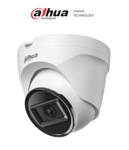 DAHUA DH-IPC-T1E40 - Camara IP Domo de 4 Megapixeles/ Lente de 2.8 mm/ 93 Grados de Apertura/ H.265+/ WDR Real de 120 dB/ IR de 30 Metros/ IP67/ PoE -