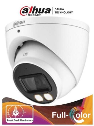 DAHUA HAC-HDW1200T-IL-A - Camara Domo de 2 Megapixeles/ Dual Inteligente + Full Color/ Lente de 2.8 mm/ 102 Grados de Apertura/ Microfono / 40 M IR -