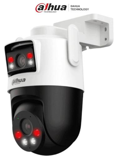 Dahua IPC-WPT1539DD-SW-5E2-PV - Cámara IP PT Wifi Dual de 10 MP - 2 Lentes de 5 MP cada uno (Fijo y PT) IR de 50m, audio 2 vias, Autotrack, Ranu MicroSD