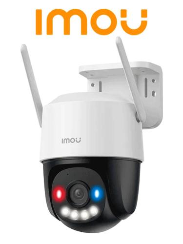 CAMARA IMOU Cruiser SC 3MP IPC-K7FN-3H0WE - IP PT de 3 MP/ Wifi/Full C/luces Rojo-Azul/Audio 2 Vías/30M IR/Sirena/ Smart tracking/Ranura MicroSD/IP -