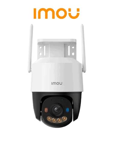 CAMARA IMOU Cruiser SC 5MP IPC-K7FN-5H0WE - IP PT de 5 MP/Wifi/Full C/luces Rojo-Azul/Audio 2 Vías/30 M IR/Sirena de 110 dB/Ranura para MicroSD/ IP66 -