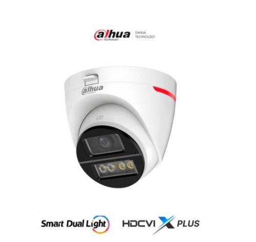 DAHUA DH-HAC-HDW1249XN-IL-A-PRO - Cámara Domo HDCVI 2MP WizColor/ HDCVI X PLUS/ Imagen 24 Horas a Color/ Corrección de Distorsión de Imagen mediante IA/ Il -