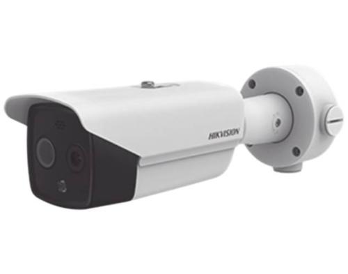 Bala IP Dual / Térmica 6.2 mm (160 x 120) / Óptico 8 mm (4 Megapixel) / DETECCIÓN DE PERSONAS 182 m /40 mts IR -