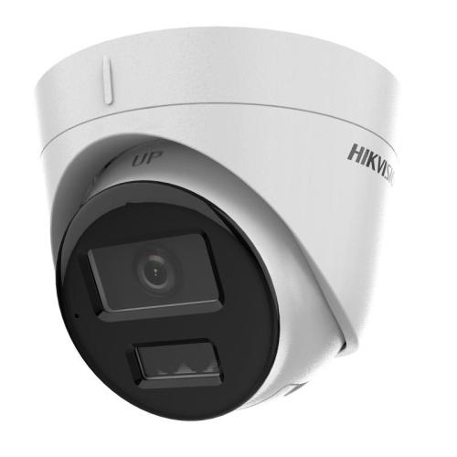 Cámara Turret IP 4 Megapíxel DS-2CD1343G2-LIUF / Lente 2.8 mm / 30 mts IR + 30 mts Luz Blanca / Micrófono Integrado / ACUSENSE Lite / Exterior IP67 / H.265 -