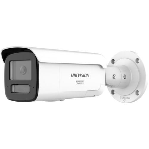 Cámara Bala IP 8 Megapíxel DS-2CD2T87G3-LIS2UY/SL / Lente 4 mm / 60 mts IR + Luz Blanca / Exterior IP67 / Estrobo Luz Blanca / WDR 130 dB / ACUSENSE 3.0 / -
