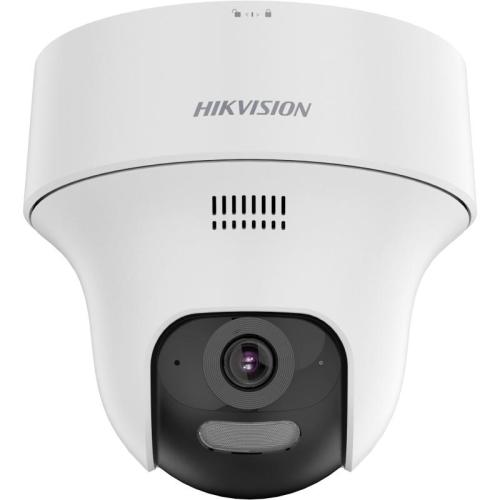 Turret PT IP 4mp/ Lente 2.8mm / Dual Light 20m IR + 15m Luz Blanca/ Wi-Fi/ IP54/ dWDR/ H.265/ Audio Bidireccional (Micrófono y Bocina)/ Micro SD -