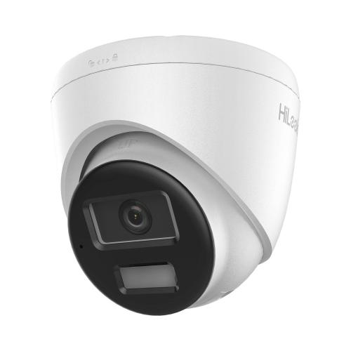 Turret IP de 2mp/ Lente 2.8mm/ Ángulo de visión 101/ 20m IR/ 15m Luz Bca/ Micrófono Integrado/ ACUSENSE Lite/ Exterior IP67/ PoE/ dWDR/ H.265+ / ONVIF -