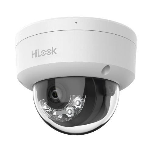 Domo IP de 2mp / Lente 2.8 mm / 20 mts IR + 15 mts Luz Blanca / Micrófono Integrado / ACUSENSE Lite / Uso en interior / PoE / dWDR / H.265+ / ONVIF -