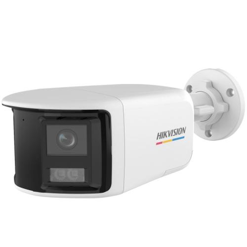 Cámara Bala TURBOHD 3K - Hikvision DS-2CE12KF3TP-DLS, 5 Megapíxel, con Micrófono Integrado, Lente fijo: 2.8 mm, visión panorámica 180