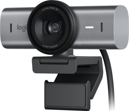 Logitech Cámara web MX Brio 960-001548.Ultra HD 4K para colaboración y streaming. -