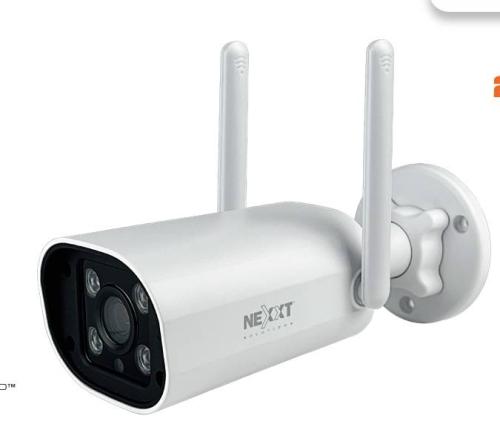 Cámara Wi-Fi  NEXXT modelo NHC-OF10 Exterior /Resolución 2K+ / Certificación de impermeabilización - IP65, comp. con Alexa, Google