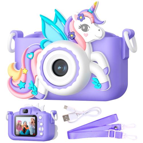 CAMARA INFANTIL UNICORNIO MORADO NCD-KIDS 2 -