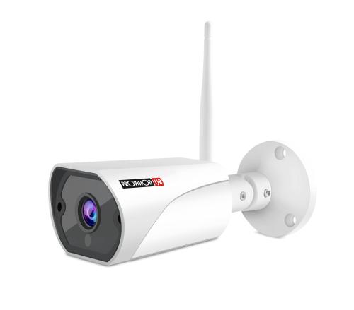 Camara WiFi 2 MP Exterior - IR hasta 10 mts, 2 vias de audio, micrófono incluido, detección de movimiento, MicroSD(128GB), Wireles (b/g/n), IP66