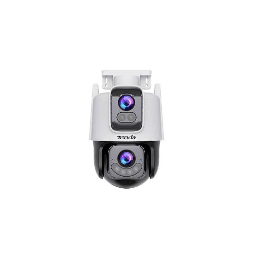 Camara equipada con lente fijo de 3MP y lente PT de 3MP - puede proteger simultáneamente 2 áreas diferentes, reduciendo eficazmente los puntos ciegos.