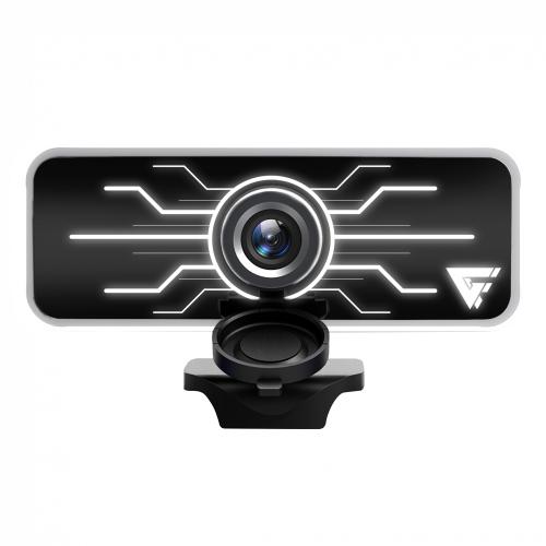 WEBCAM GAME FACTOR WG400 - LED, FULL HD, 30FPS, MICRÓFONO, TAPÓN, NEGRA.