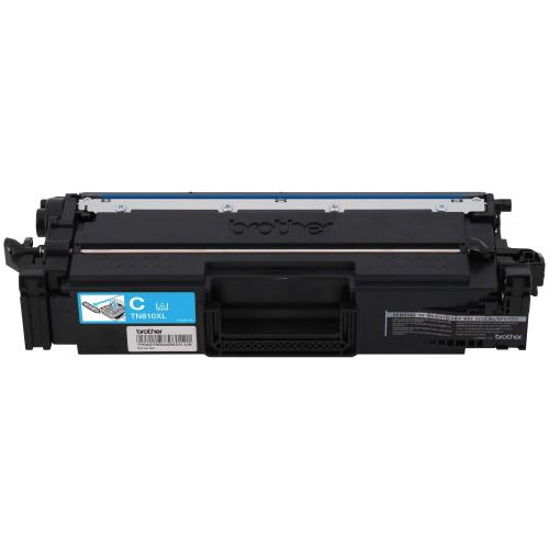 Tóner Brother Valor TN810XLC cian - rendimiento aproximado 9, 000 páginas, compatible con MFCL9630CDN