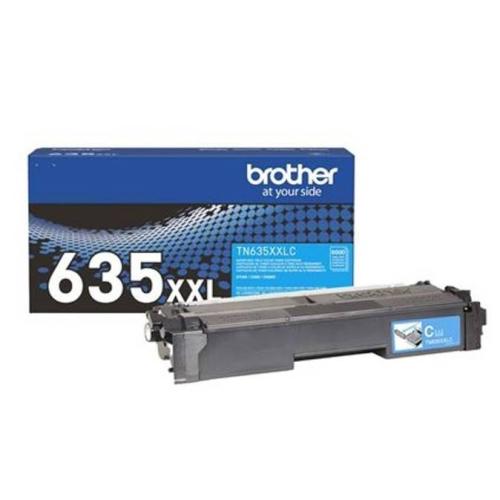 Tóner Brother Valor TN635XXLC cian - rendimiento aproximado 6, 500 páginas, compatible solo con MFCL8730CDW