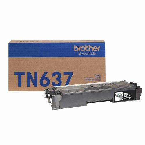 Tóner Brother Valor TN637BK negro - rendimiento aproximado 10, 000 páginas, compatible con HLL8570CDW, MFCL8730CDW, MFCL8970CDW