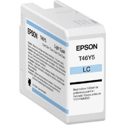 Cartucho Epson Pro10 T46Y500 Tinta UltraChrome Light Cyan 50ML Compatible para SureColor P900 -