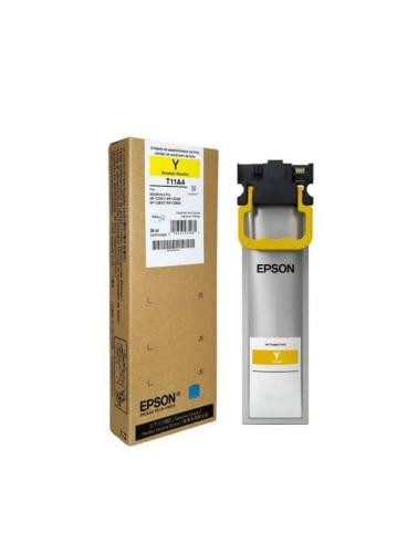 Bolsa de Tinta Epson T11A420-AL Amarilla - Rendimiento promedio de 5, 000 Imp, Capacidad de 39ML, Compatible para WorkForce Pro WF-C5891 / WorkForce Pro WF-5