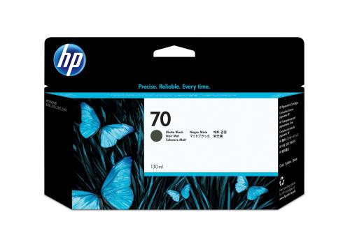 Tinta HP 70 - C9448A, Negro Mate 130ml