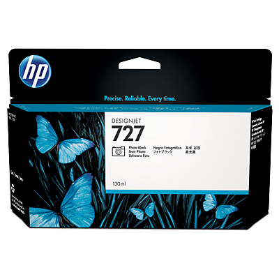 Tinta HP 727 - B3P23A, Negro Fotográfico 130ml