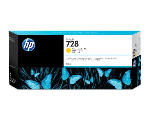Tinta HP 728 - F9K15A, Amarillo 300ml