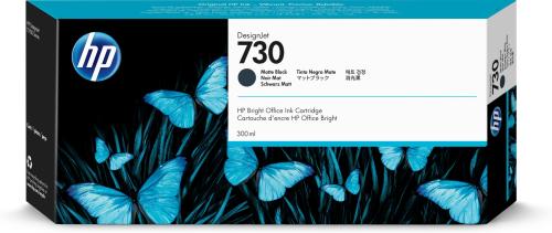 Tinta HP 730 - P2V71A, Negro Mate 300ml