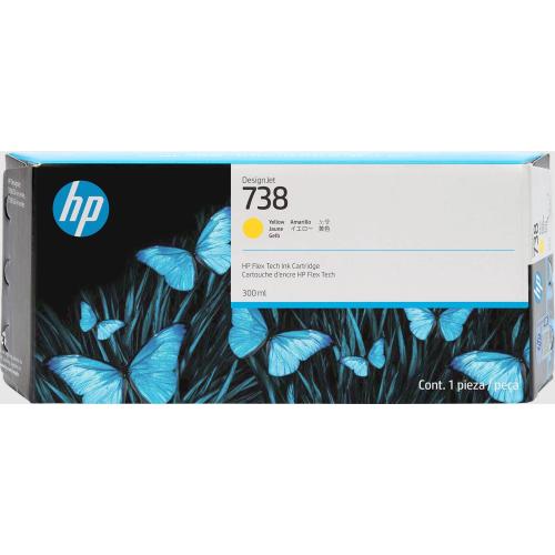 TINTA HP 738 AMARILLO 676M8A 300ML -