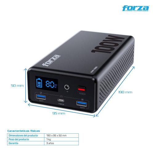 Central eléctrica portátil 100W - Toma 1CA, LFP - 110V
