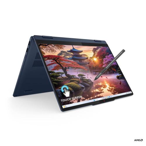 Lenovo IdeaPad 5 2-in-1 - AMD Ryzen AI 7, 16GB, 512 GB SSD, 14 pulgadas WUXGA, TOUCH, teclado retroiluminado, incluye Lápiz digital, W11H