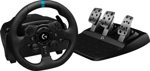 Control Gaming LOGITECH G923 - Volante y Pedal, PC, PlayStation, Alámbrico, Negro