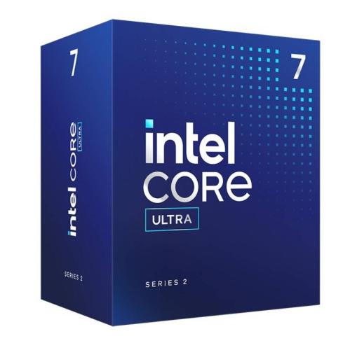 Procesador Intel Core Ultra 7 de 5.3 GHz - 20 núcleos (8P + 12E), 33 Tops (IA), Socket LGA 1851 con gráficos y disipador.
