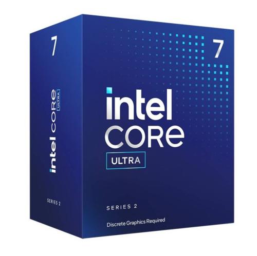 Procesador Intel Core Ultra 7 de 5.3 GHz - 20 núcleos (8P + 12E), 33 Tops (IA), Socket LGA 1851 con disipador, No gráficos.