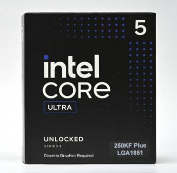 Procesador Intel® Core™ Ultra 5 Plus - BX80768250KF, 3.3 Ghz, 18 núcleos, LGA 1851, 22 TOPS (SIN DISIPADOR - SIN GRAFICOS)