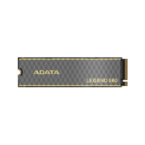 Unidad de Estado Sólido ADATA LEGEND 860 500GB PCIe Gen4x4 M.2 2280 - Con disipador de aluminio. SLEG-860-500GCS