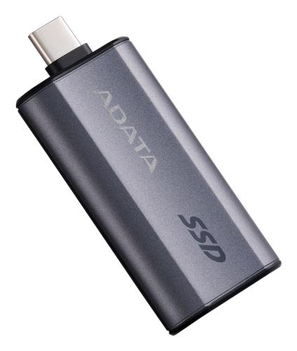 SSD Externo ADATA SC750 500GB. Interfaz USB 3.2 Gen 2. Velocidades de lectura/escritura 1050/1000 - Puerto USB-C. NEGRO.  SC750-500G-CCBK