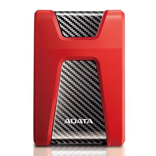 Disco Duro Externo ADATA HD650 - 2 TB, USB 3.2 Gen1 (compatible con las versiones anteriores USB 2.0), 2.5 pulgadas, Rojo
